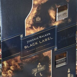 Johnnie Walker 200th anniversary +double black and gold 50ml